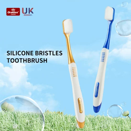 OralGos UltraSoft Silicone Toothbrush for Sensitive Teeth