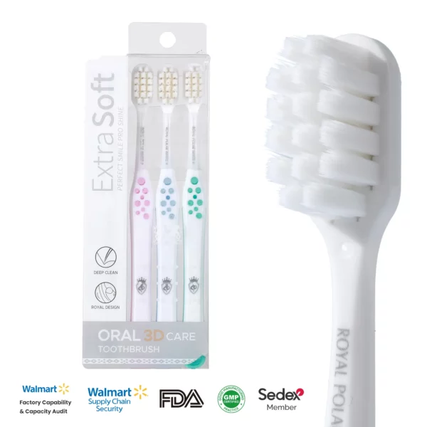 OralGos Soft Bristle Toothbrush for Sensitive Gums DB022