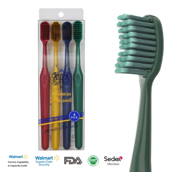 OralGos DB032 Volcanic Carbon Soft Bristle Toothbrush