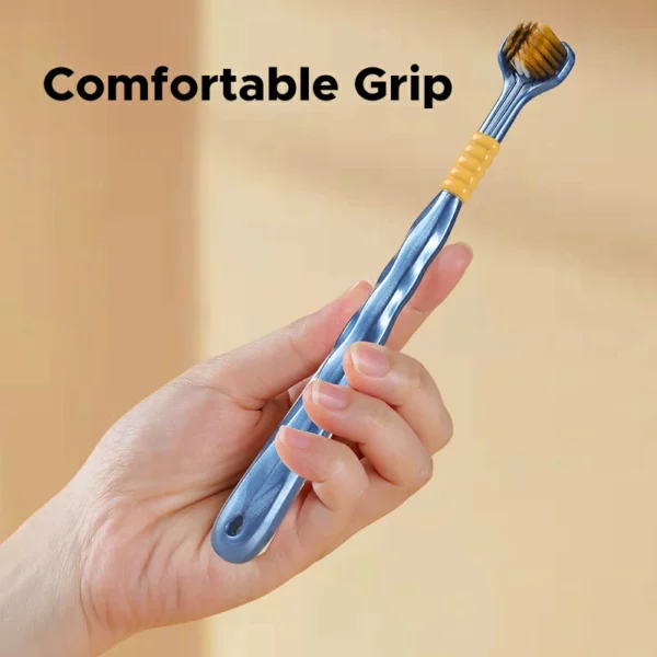 Triple-Sided Toothbrush