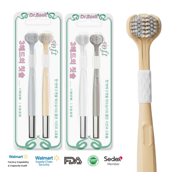 3-sided toothbrush for luxury household Use