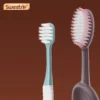 Chocolate Series Little Giant Toothbrush – 0.15mm Soft Bristles, Ergonomic Grip, 4pcs Pack