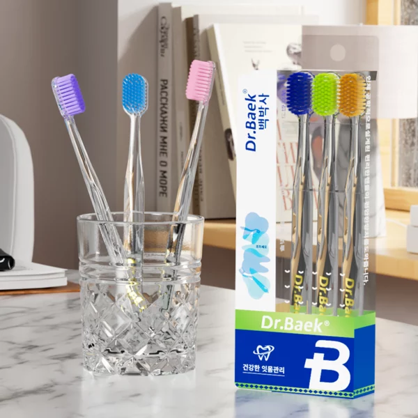 Dr. Baek KR030 Ultra-Soft Manual Toothbrush for Sensitive Gums