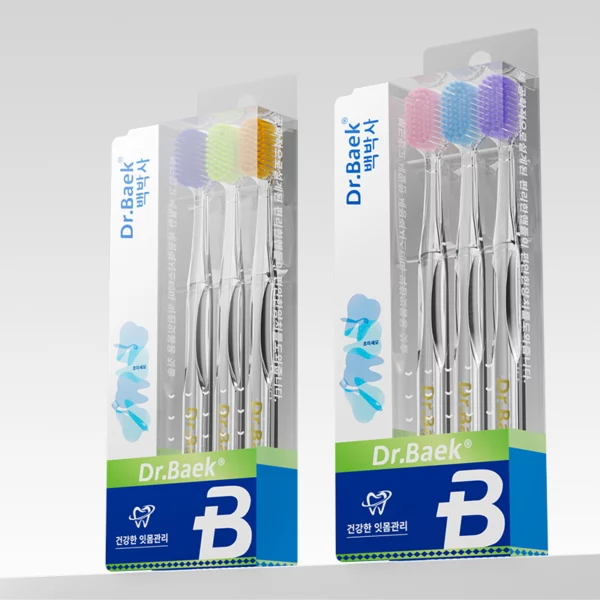 Dr. Baek KR030 Ultra-Soft Manual Toothbrush for Sensitive Gums