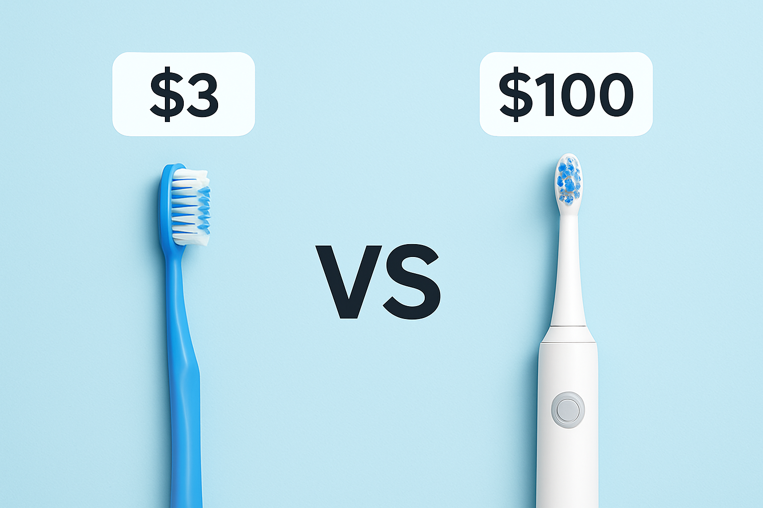 Manual vs Electric Toothbrush: Can a $3 Brush Compete with a $100 Model?