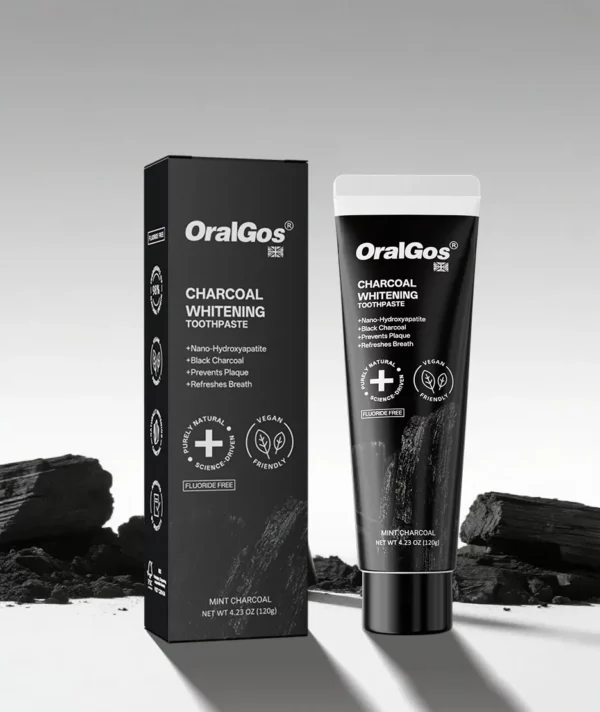OralGos DB864 Pasta Gigi Pemutih Arang Toothpaste (1)