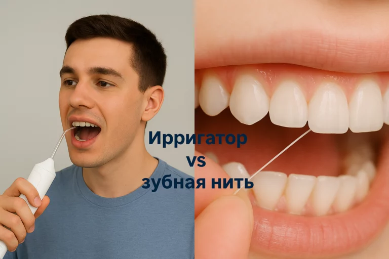 Ирригатор vs зубная нить: сравнение методов ухода за зубами